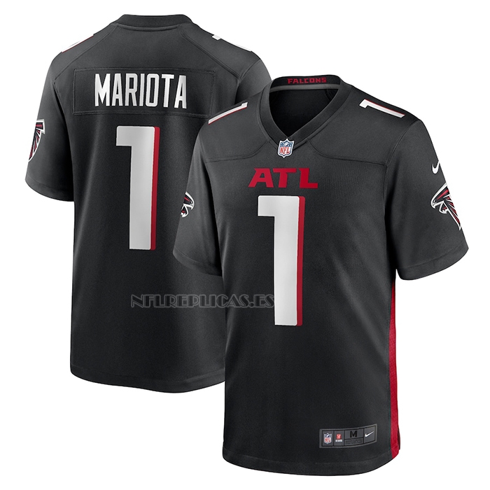 Camiseta NFL Game Atlanta Falcons Marcus Mariota Negro
